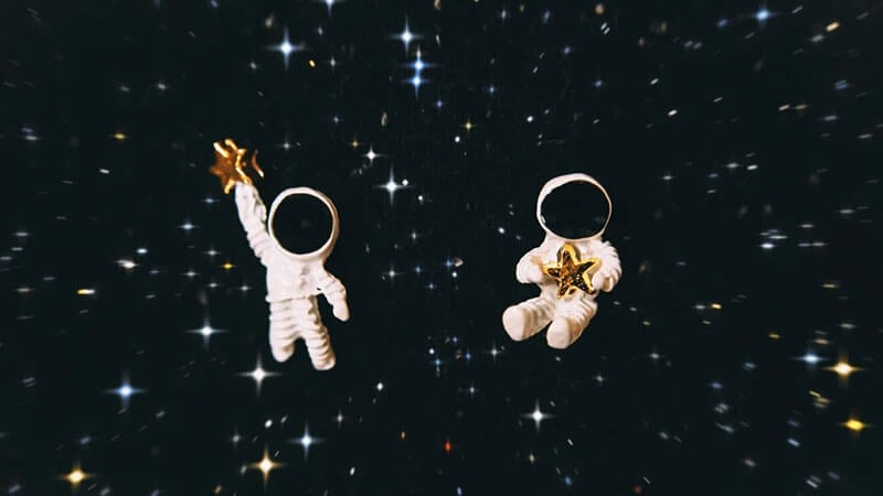 Astronauts Spacewalk